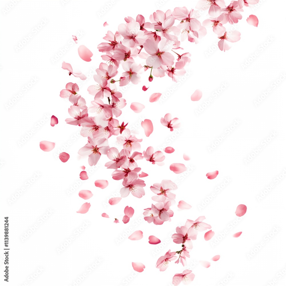 A beautiful pink flower with a white background A beautiful pink flower with a white background
