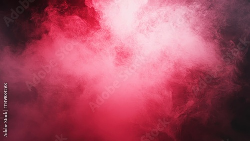 Dynamic abstract smoke patterns in pink and red digital art studio environment vibrant conceptual design