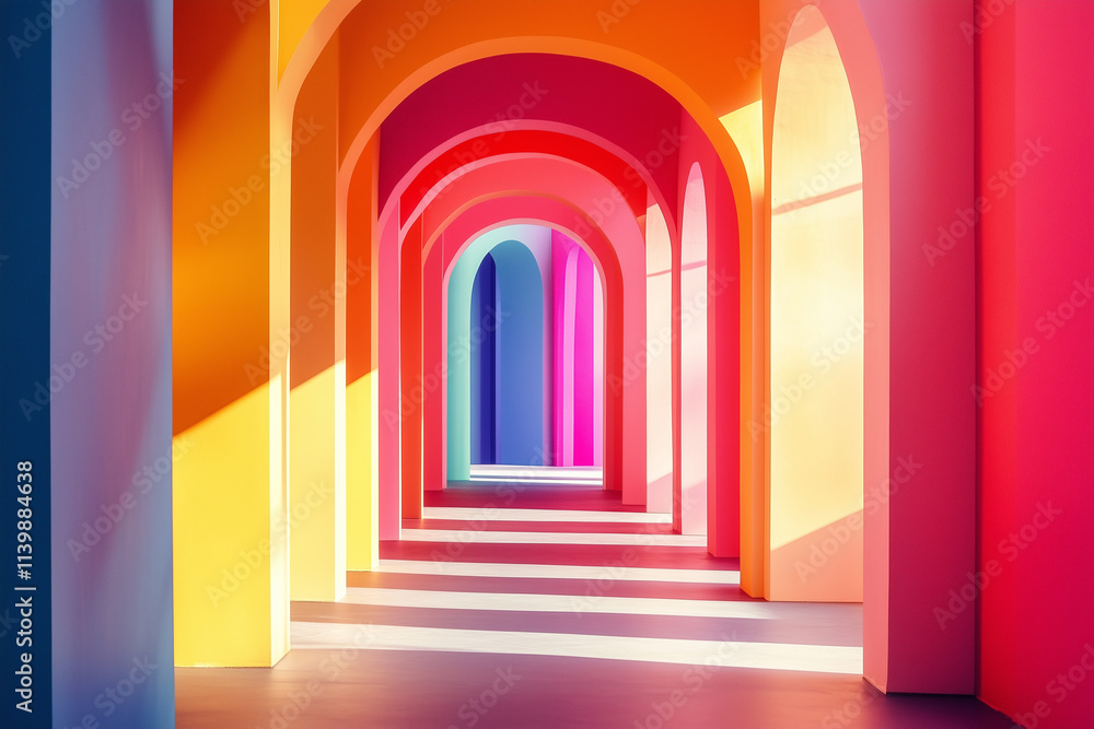 abstract colorful modern of architecture abstract colorful modern of architecture