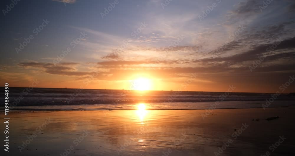 sunset on the beach sunset on the beach