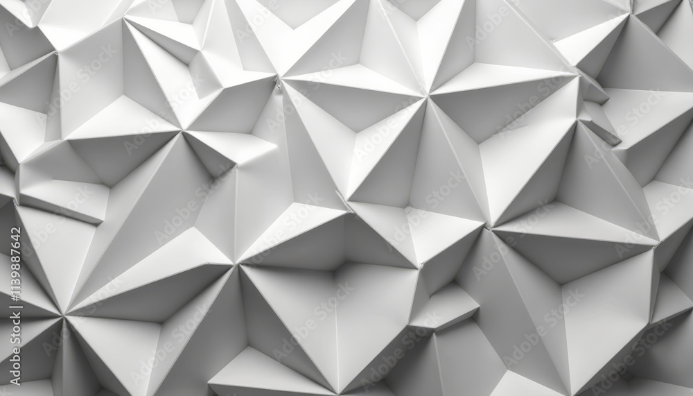 Origami-inspired abstract design featuring sharp geometric folds and shapes in monochrome Origami-inspired abstract design featuring sharp geometric folds and shapes in monochrome
