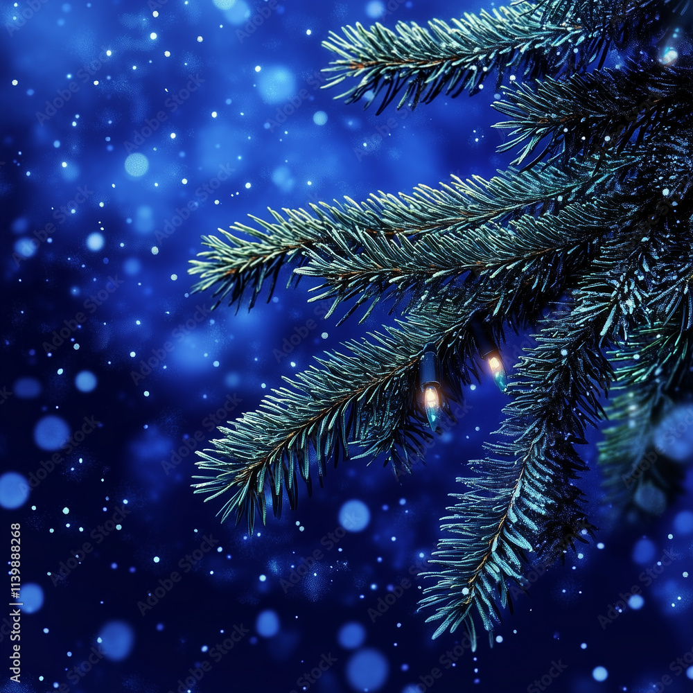 christmas tree branches with snow christmas tree branches with snow