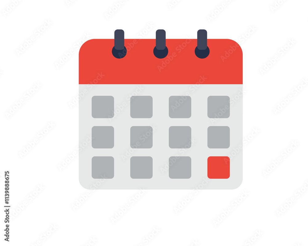 Calendar icon. Calendar symbol. Meeting Deadlines icon. Time management .Appointment schedule Vector Calendar icon. Calendar symbol. Meeting Deadlines icon. Time management .Appointment schedule Vector