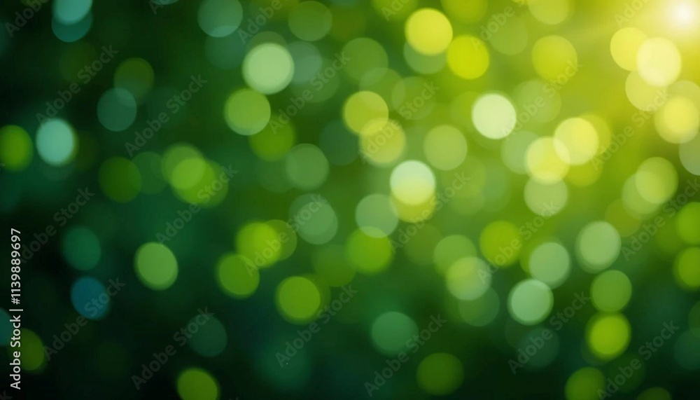 Obraz premium green bokeh background