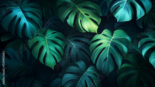 background with leaves
