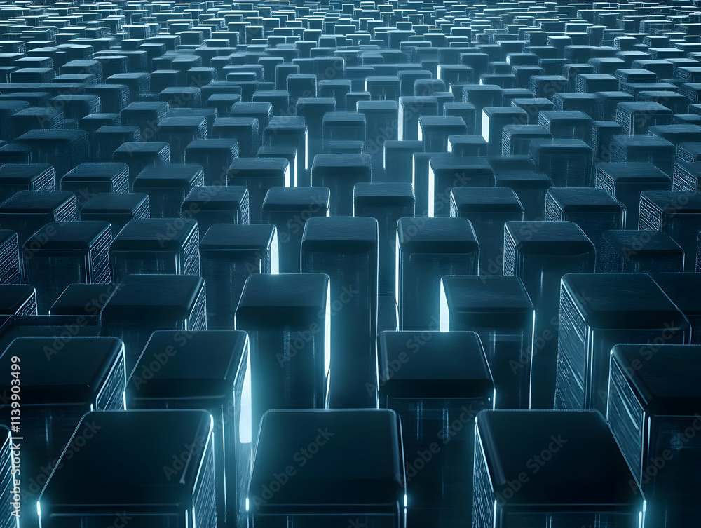 Obraz premium Abstract 3D Cube Background