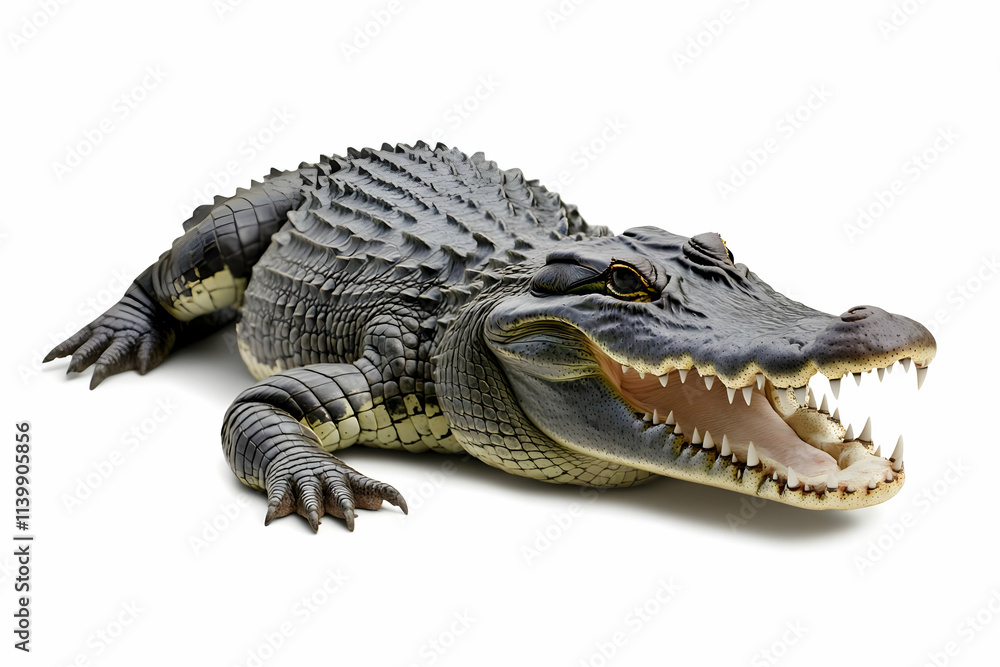 3D Alligator Illustration 3D Alligator Illustration