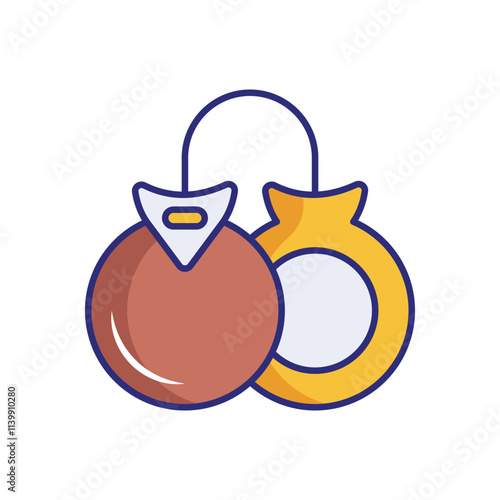 Castanets  vector icon