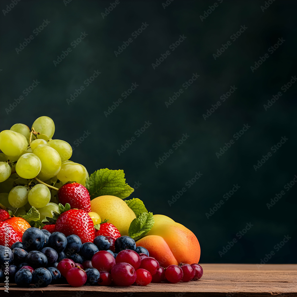 Vibrant Fruit Still Life Photo Vibrant Fruit Still Life Photo