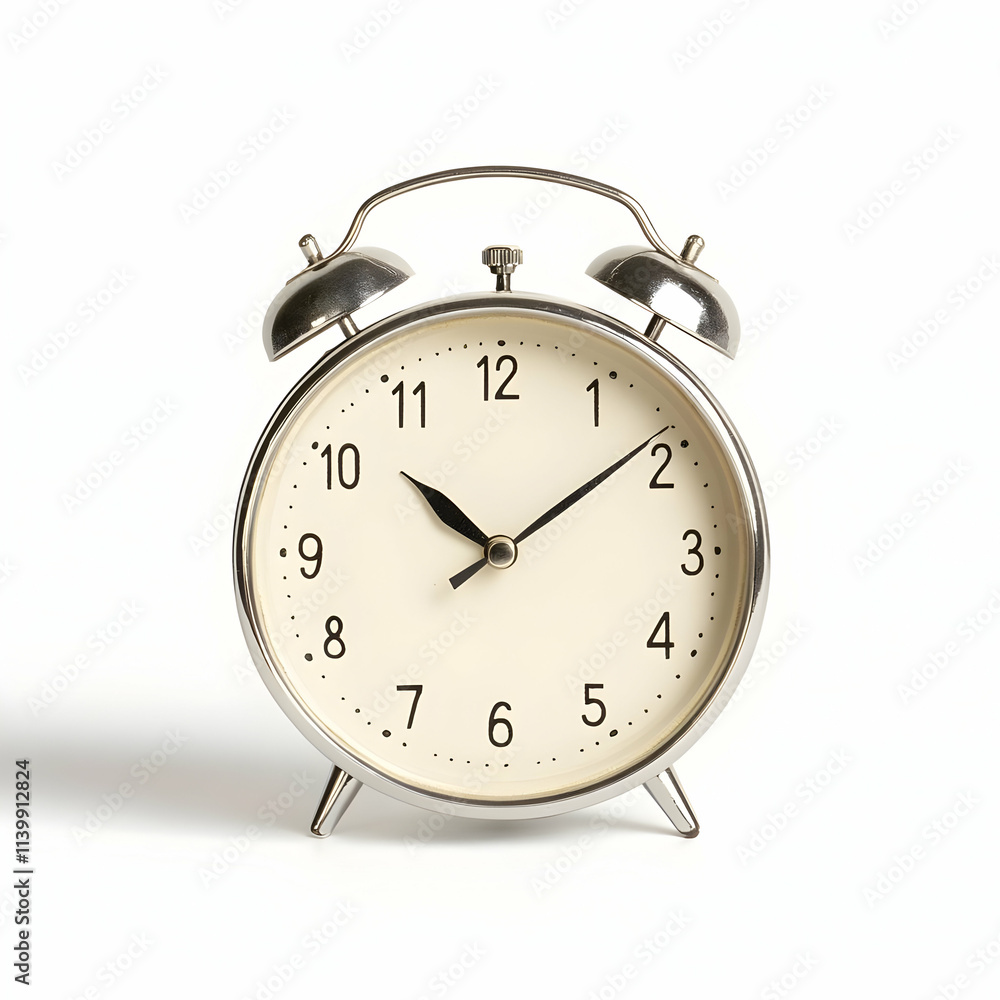 Classic Alarm Clock Illustration