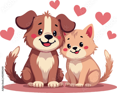 Adorable Pets in Love