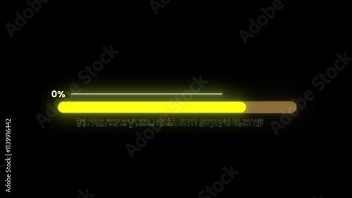 Dynamic Progress Motion Graphics Video with Modern Animated Progress Bar