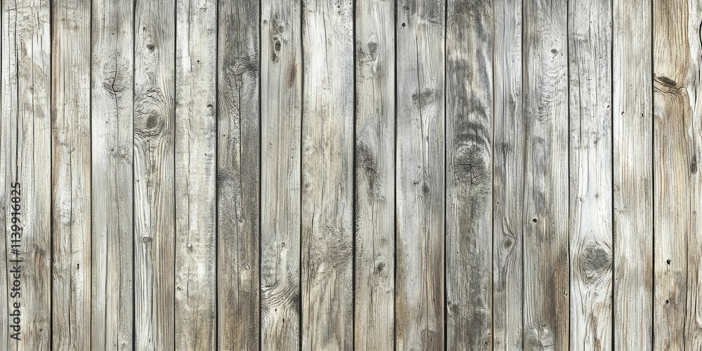 Naklejka premium Weathered gray wooden planks background texture.