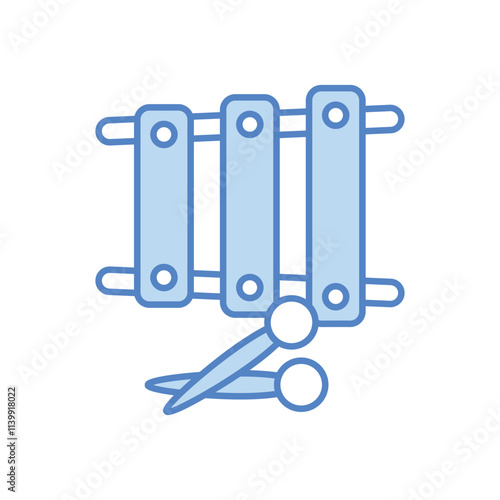 Xylophone  vector icon