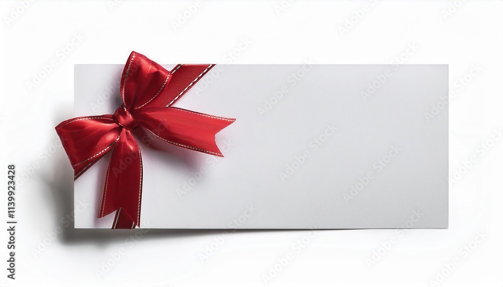 Elegant White Envelope with Large Red Satin Gift Bow and Ribbon. Perfect for Holiday Greetings, Wedding Invitations, Gift Cards, Special Occasions, or Corporate Gifting Presentation Elegant White Envelope with Large Red Satin Gift Bow and Ribbon. Perfect for Holiday Greetings, Wedding Invitations, Gift Cards, Special Occasions, or Corporate Gifting Presentation