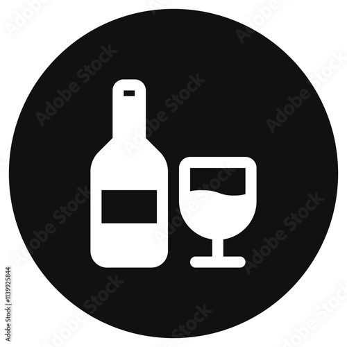 Editable wine vector icon. Part of a big icon set family. Perfect for web and app interfaces, presentations, infographics, etc