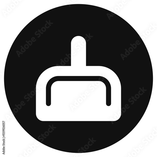 Editable dustpan vector icon. Part of a big icon set family. Perfect for web and app interfaces, presentations, infographics, etc
