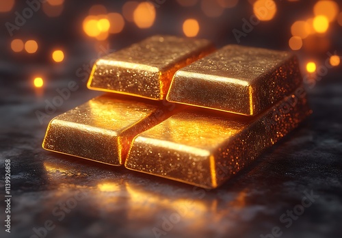 Wallpaper Mural Stack of Gold Bars Torontodigital.ca