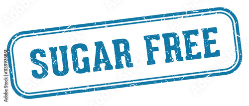 SUGAR FREE stamp