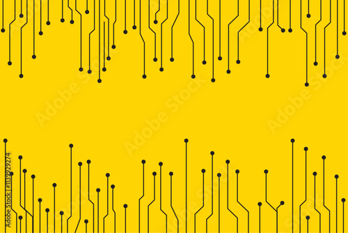 Abstract futuristic circuit board Illustration, Circuit board with various technology elements. Circuit board pattern for technology background. Vector illustration
