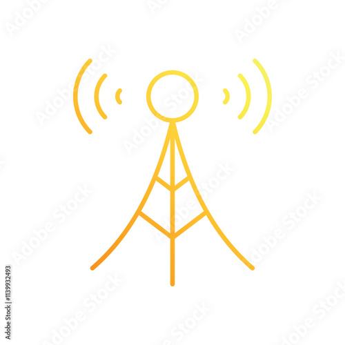 Communication Tower vector icon