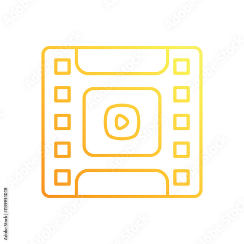 Filmstrip vector icon