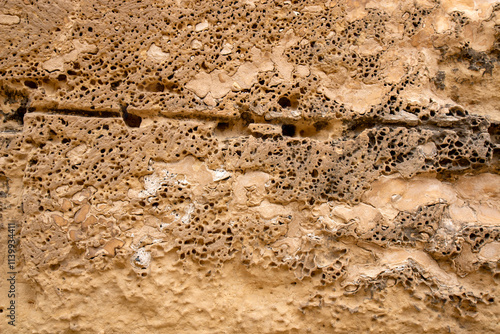 Obraz na płótnie Background – sand stone stone wall w salonie