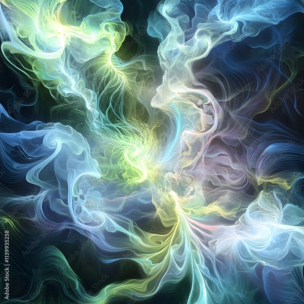 Obraz premium Ethereal Swirls of Light