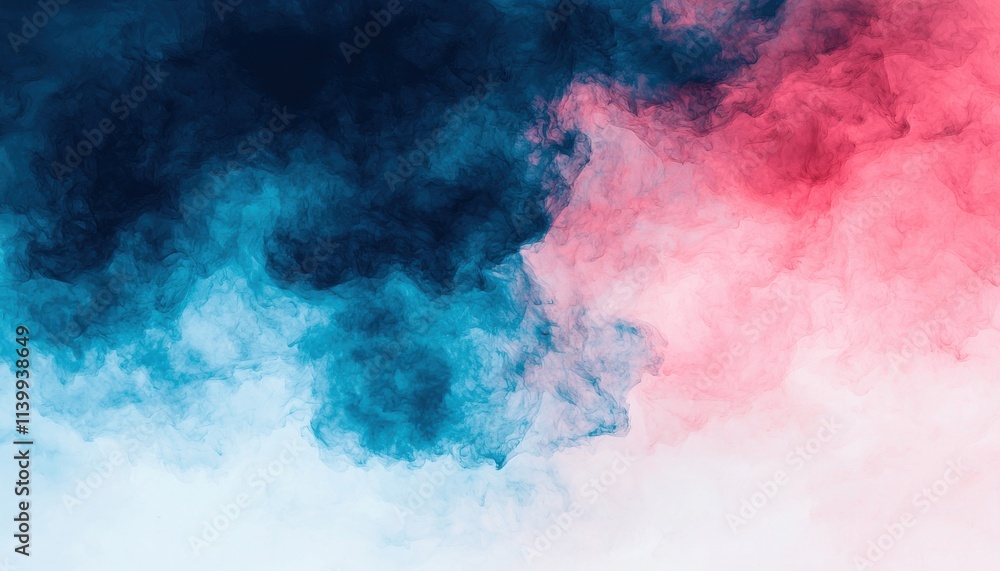 Obraz premium A vibrant abstract background featuring swirling blue and pink hues, creating a dreamy and artistic atmosphere.