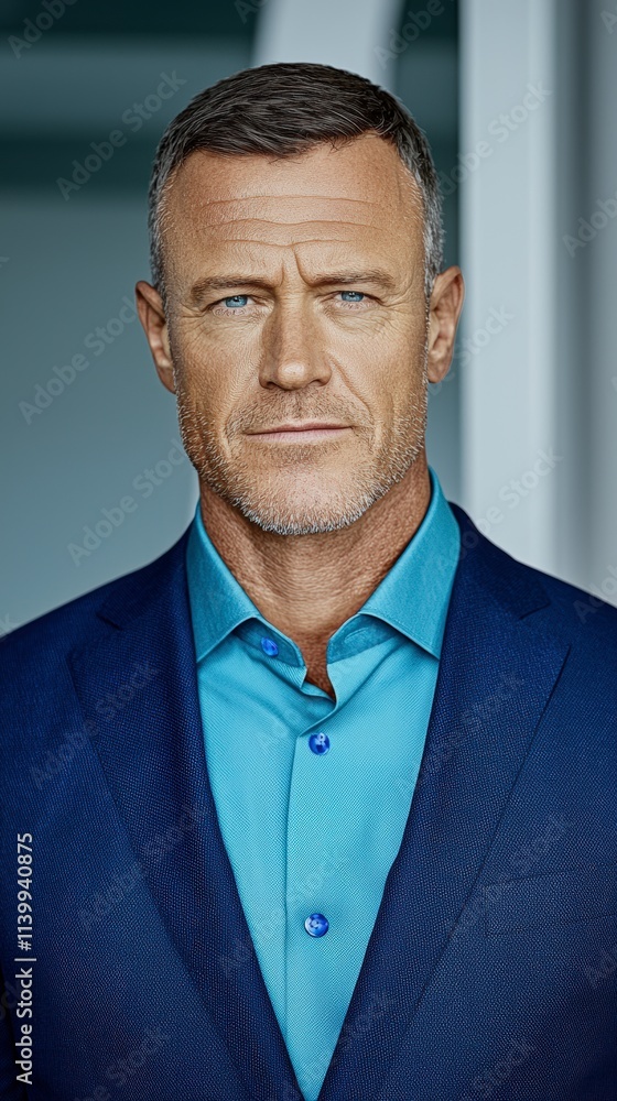 Confident Businessman Portrait Serious Professional Corporate Headshot Confident Businessman Portrait Serious Professional Corporate Headshot