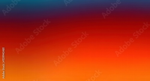 Wallpaper Mural Abstract Gradient: A mesmerizing blend of vibrant hues, transitioning from deep blue to fiery orange, evokes a sense of energy, depth, and transition. Perfect for backgrounds, overlays. Torontodigital.ca