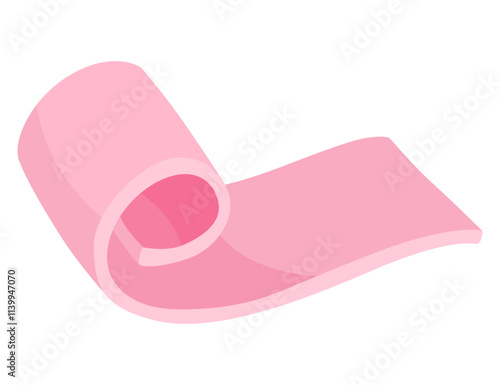 Bubble gum splash. Cartoon chewy sweet candy. Stains and sticky stretchy form. Children bubblegum. Vector illustration