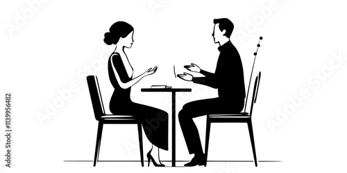 A vocal coach providing feedback to a student during a private singing lesson, Vector Graphic