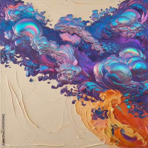 Wallpaper Mural Vibrant abstract background with swirling shapes, mesmerizing pastel-neon patterns, seamless gradients, subtle textures, dynamic energy, creating immersive visual experience. Generated With AI Image Torontodigital.ca