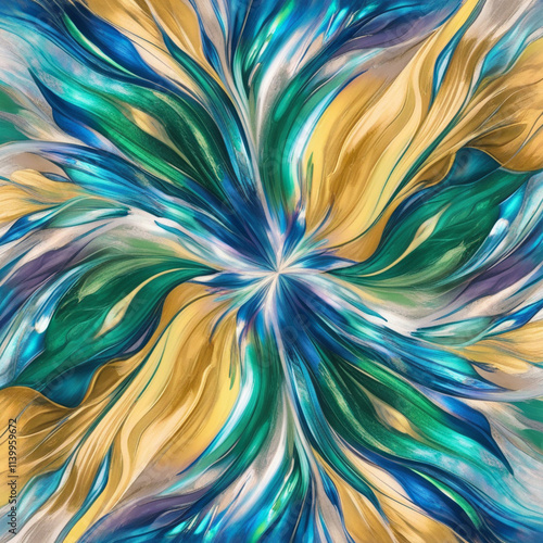 Wallpaper Mural Vibrant abstract background with swirling shapes, mesmerizing pastel-neon patterns, seamless gradients, subtle textures, dynamic energy, creating immersive visual experience. Generated With AI Image Torontodigital.ca