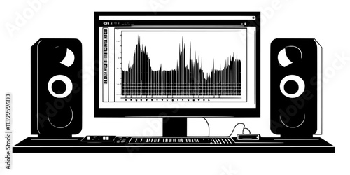 Panning techniques used to distribute instruments across a stereo field for clarity, Vector Graphic