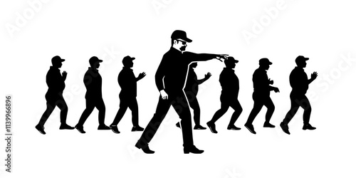 A salsa instructor demonstrating dance steps to a group of eager students, Digital Art