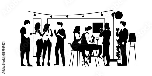 Actors practicing emotional scenes during a workshop focused on drama techniques, Digital Art