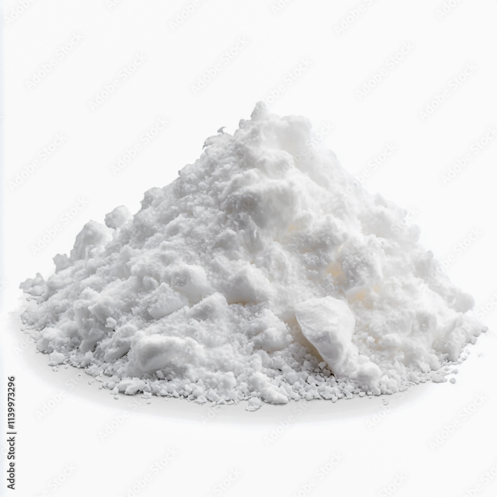 Pile of white snow cut out isolated on white background. Pile of white snow cut out isolated on white background.