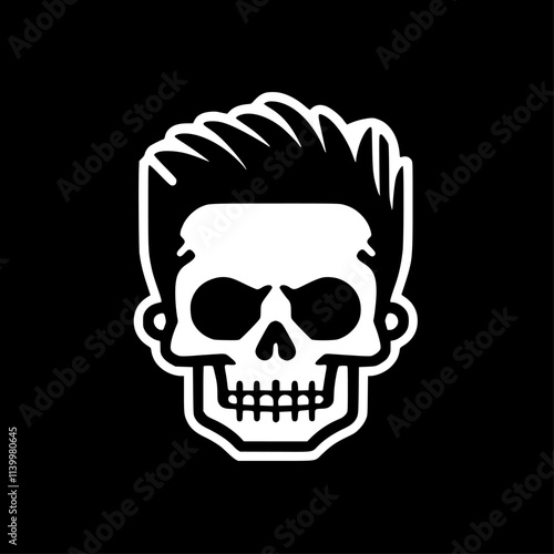 Skull - High Quality Vector Logo - Vector illustration ideal for T-shirt graphic