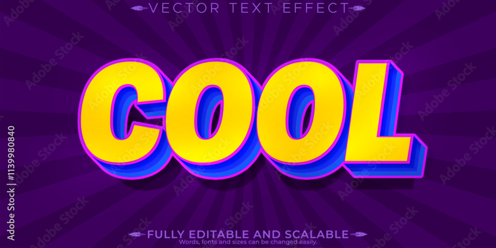 Retro sticker text effect, editable 70s and 80s text style Retro sticker text effect, editable 70s and 80s text style