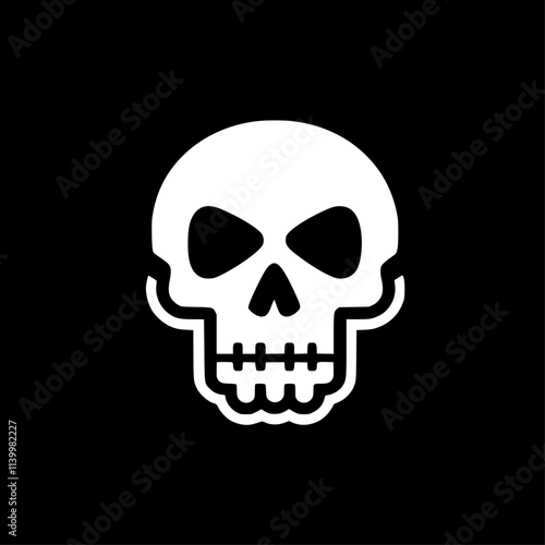 Skull - High Quality Vector Logo - Vector illustration ideal for T-shirt graphic