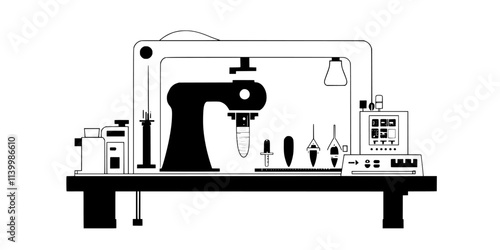 The production of a prosthetic finger through 3D printing tailored for personalized fit, Vectorized Art
