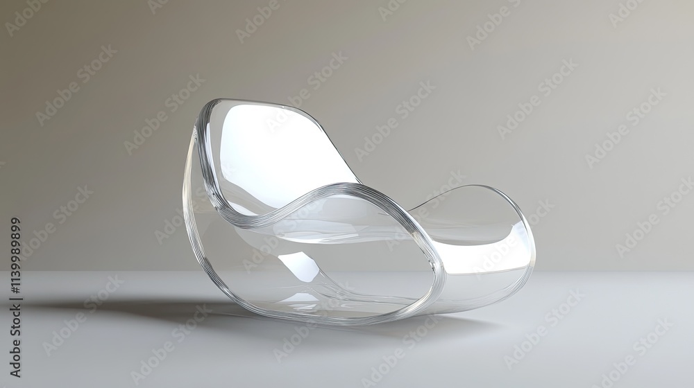 Transparent Rocking Chair Modern Design Furniture Transparent Rocking Chair Modern Design Furniture