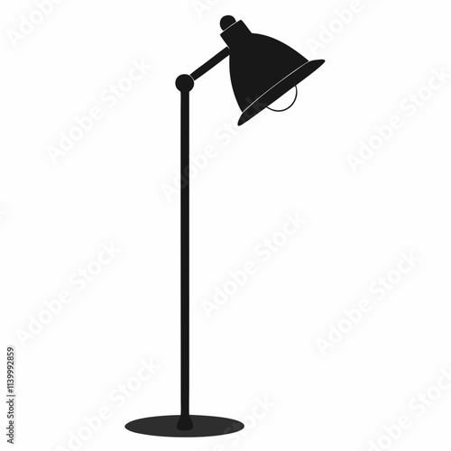 street lamp isolated on white