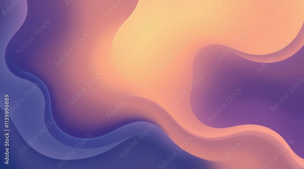 Generative AI of Abstract Blue Fluid Background with Light Aura and Mystical, Ethereal Design Featuring Modern Flat Shapes Generative AI of Abstract Blue Fluid Background with Light Aura and Mystical, Ethereal Design Featuring Modern Flat Shapes