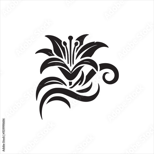 abstract floral design