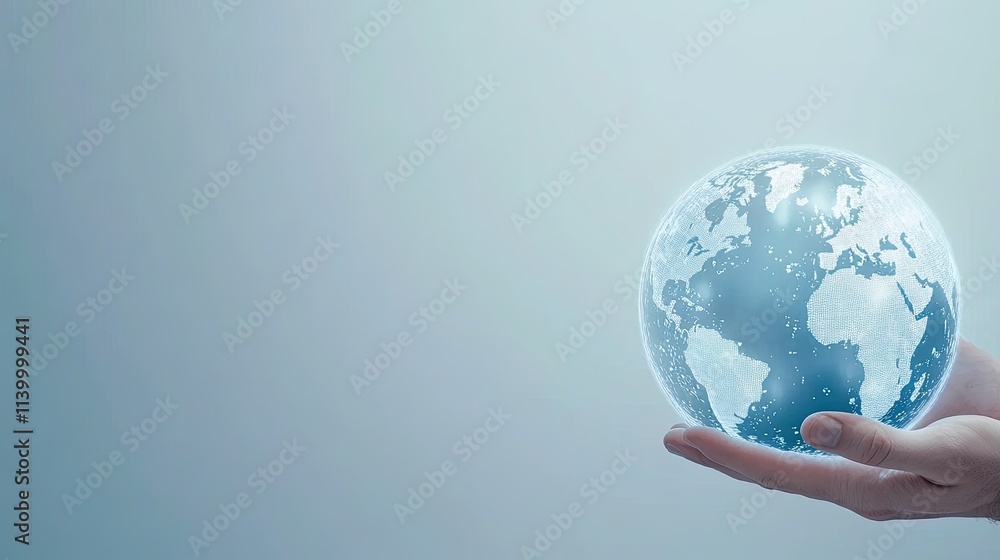 An abstract representation of a world map features a global network concept in a modern office setting during a festive season An abstract representation of a world map features a global network concept in a modern office setting during a festive season