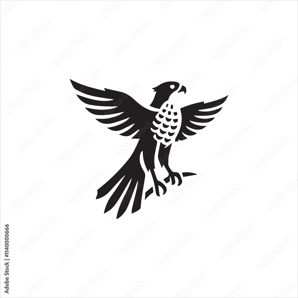 Fototapeta premium eagle with wings