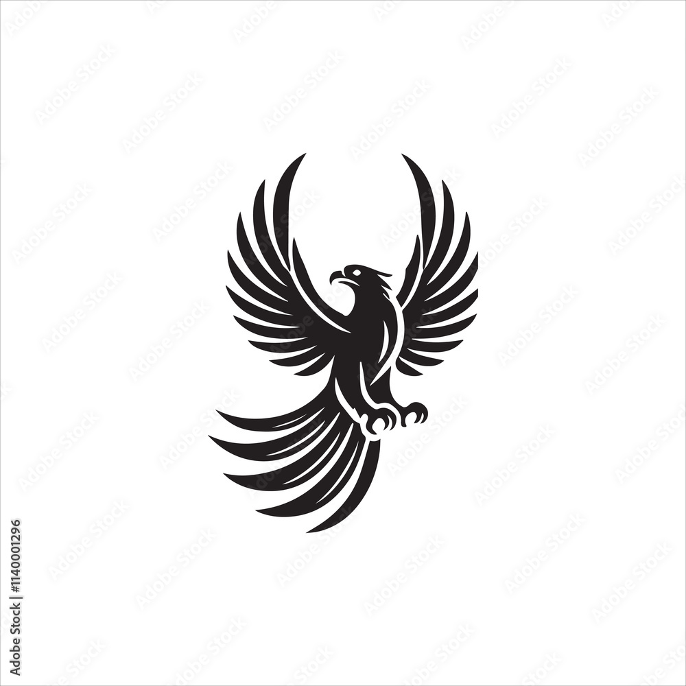 Fototapeta premium eagle tattoo design